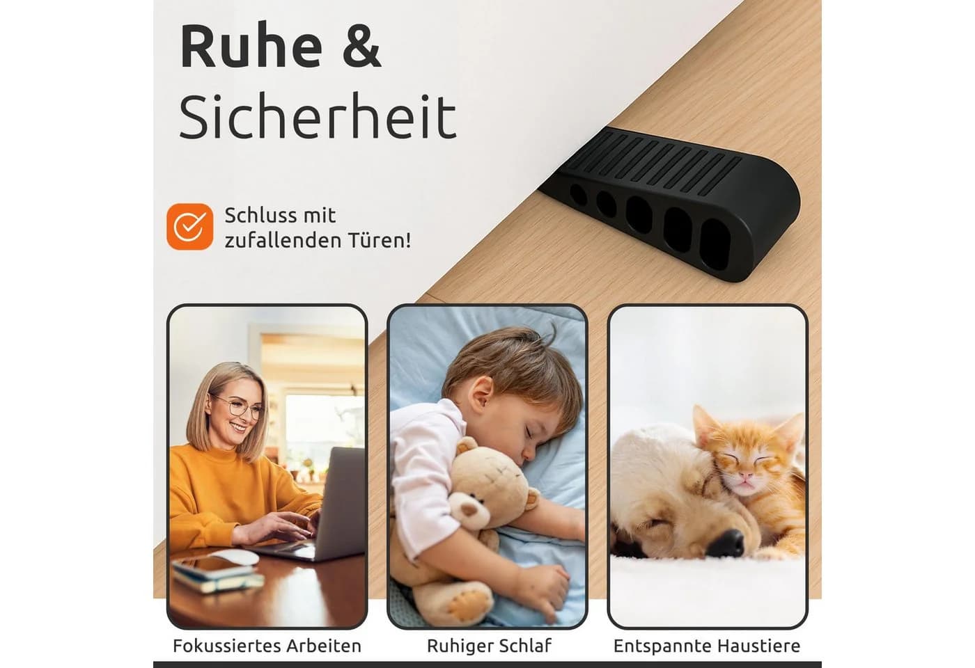 ECENCE Türstopper Set 2 Stück Premium TPR Türstopper - Bild 5