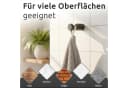 ECENCE Wandhaken 4 Stück Schwarz Edelstahl 304 zum Bohren Bild 3