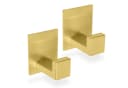 ECENCE Handtuchhalter 2x selbstklebend gold Edelstahl Bild 2