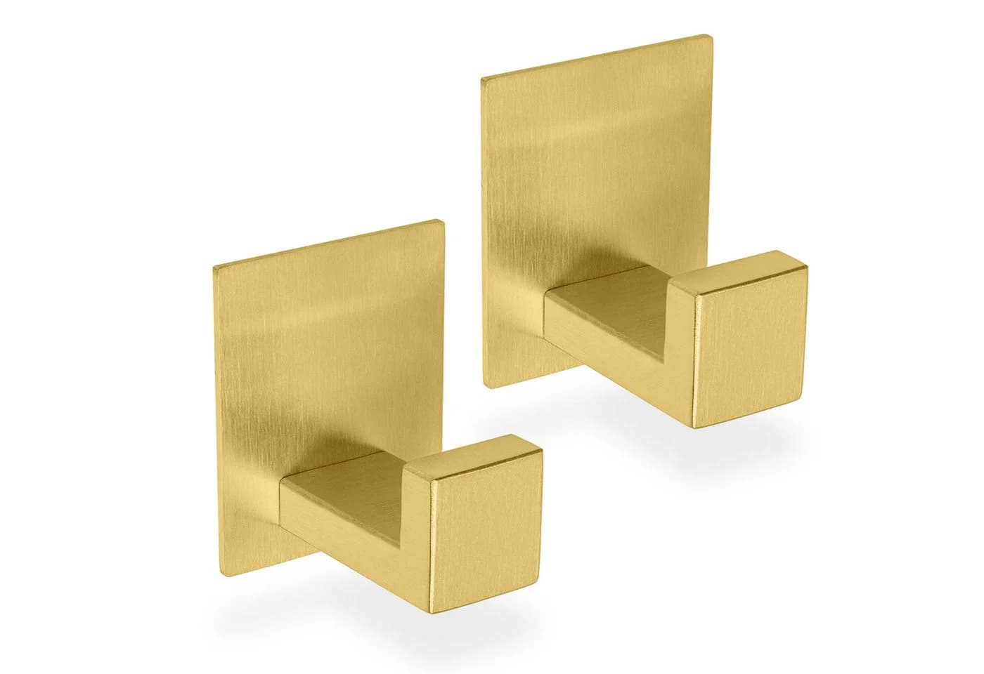 ECENCE Handtuchhalter 2x selbstklebend gold Edelstahl - Bild 2
