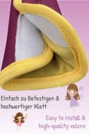 HECKBO Kinder Gurtschutz Dinosaurier Grün/Schwarz Bild 3
