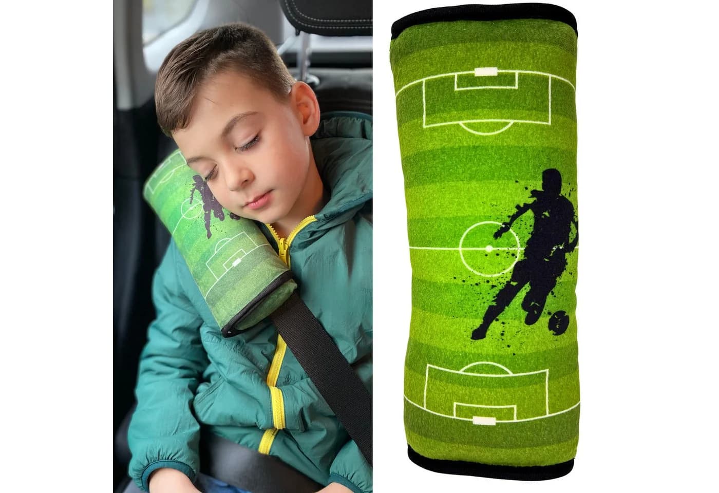 HECKBO Auto-Gurtkissen Fußball Motiv Kinder - Bild 2