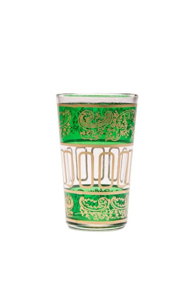 Marrakesch Orient & Mediterran Interior Teeglas 6er Set Grün Glas - Bild 3