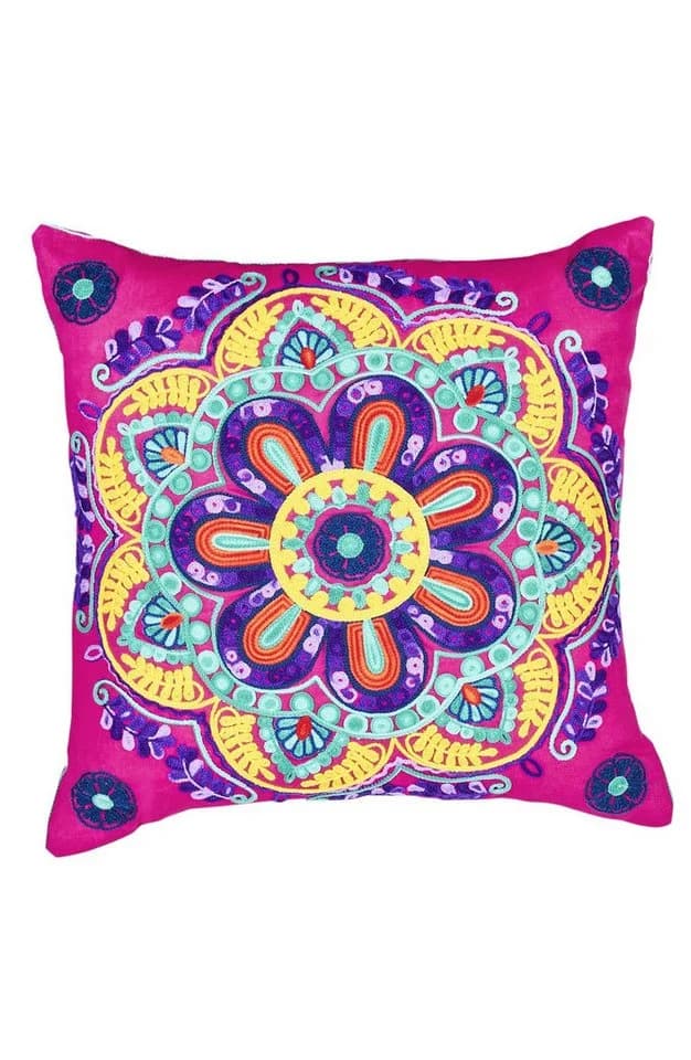 Marrakesch Orient & Mediterran Interior Zierkissen Indisches Sofakissen Balkis 45x45cm - Bild 2