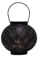 Marrakesch Orient & Mediterran Interior Teelichthalter Orientalisches Indisches Windlicht Bahadir Schwarz Bild 2