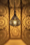 Marrakesch Orient & Mediterran Interior Pendelleuchte Ilham Gold Metall Bild 3