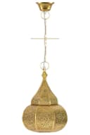 Marrakesch Orient & Mediterran Interior Pendelleuchte Ilham Gold Metall Bild 5