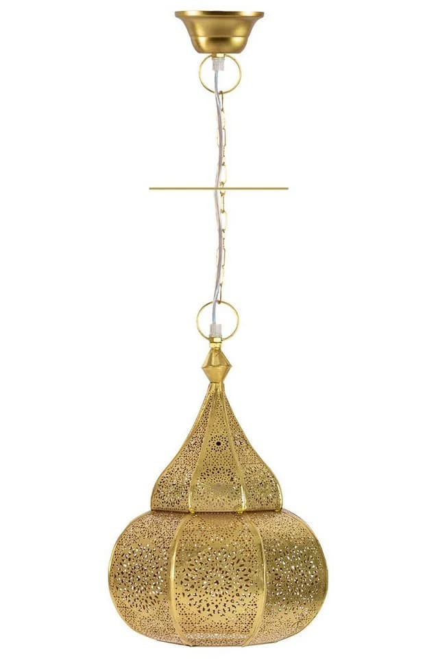 Marrakesch Orient & Mediterran Interior Pendelleuchte Ilham Gold Metall - Bild 5