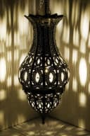 Marrakesch Orient Pendelleuchte Djamir Silber Handgefertigt Bild 1
