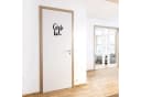 Logbuch-Verlag Gäste-WC Türschild aus Holz 20 cm Schwarz Bild 3