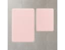 ROLFNERS Badematten-Set 2-tlg. Rosa Polyester Rutschfest Bild 1