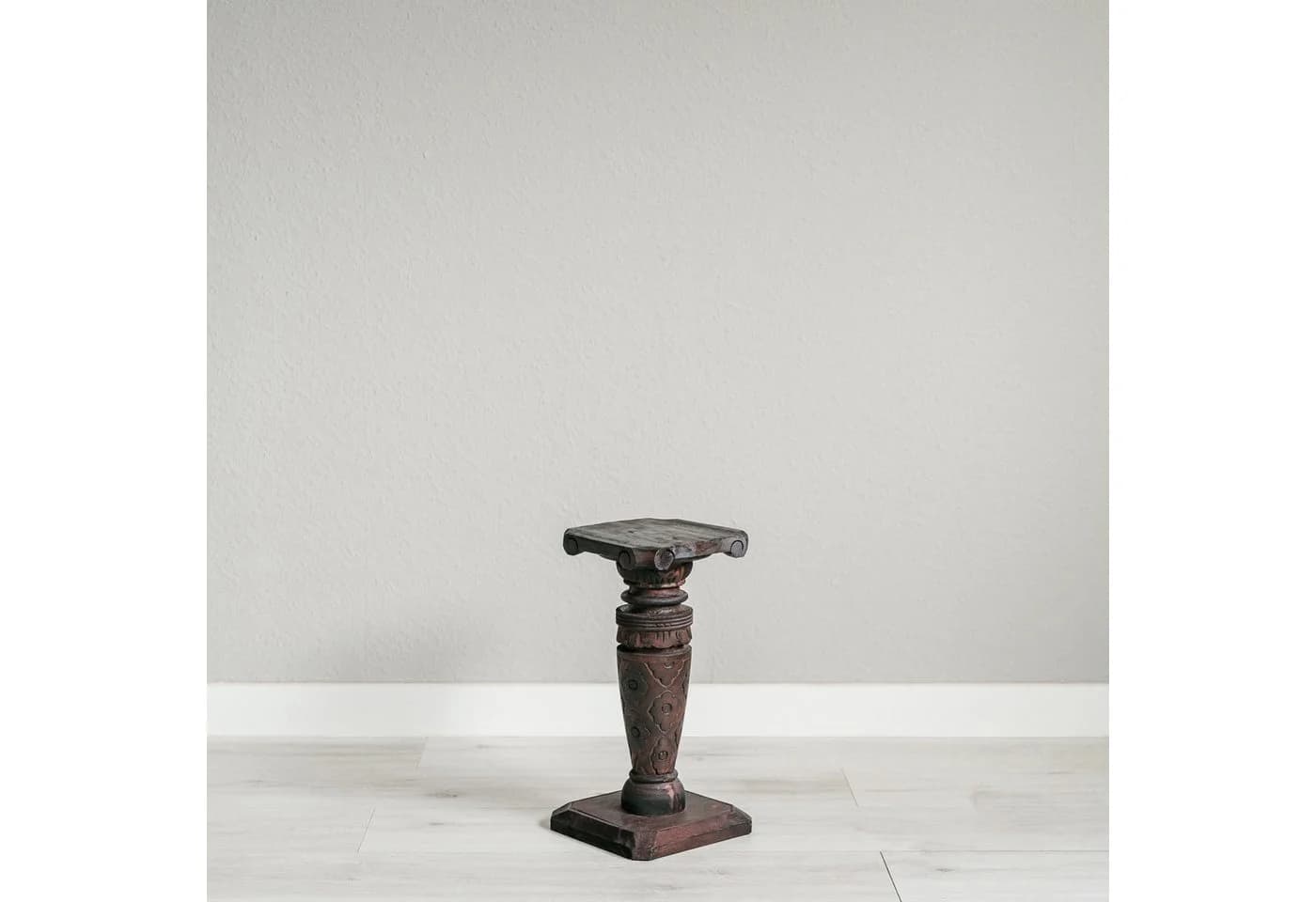 livasia Dekosäule Balinesische Säule aus Holz gemustert handgefertigt antik - Bild 4
