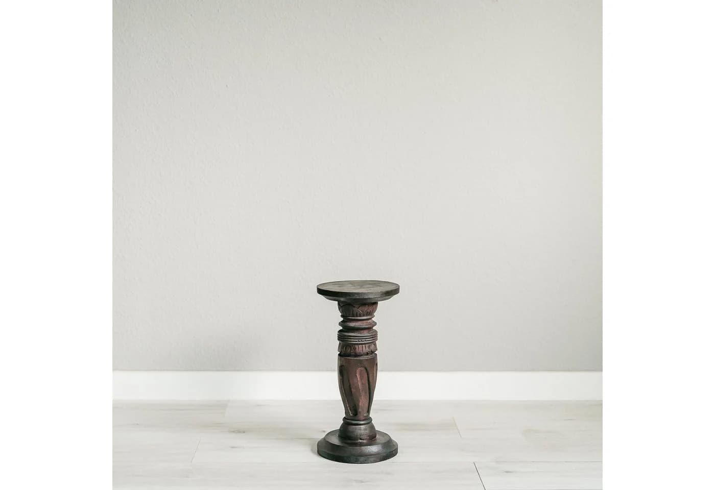 livasia Dekosäule Balinesische Holzsäule Handgefertigt Rotation - Bild 3