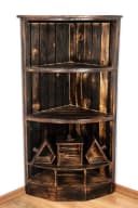livasia Eckregal Bali Braunes Holzregal Handgefertigt Bild 4