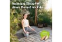 livasia Meditationskissen Zafukissen Stern klein vegan handgefertigt Kapok Bild 1
