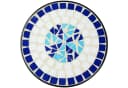 TecTake Balkontisch Stahl Mosaik Grau 30x30x61,5 cm Bild 3