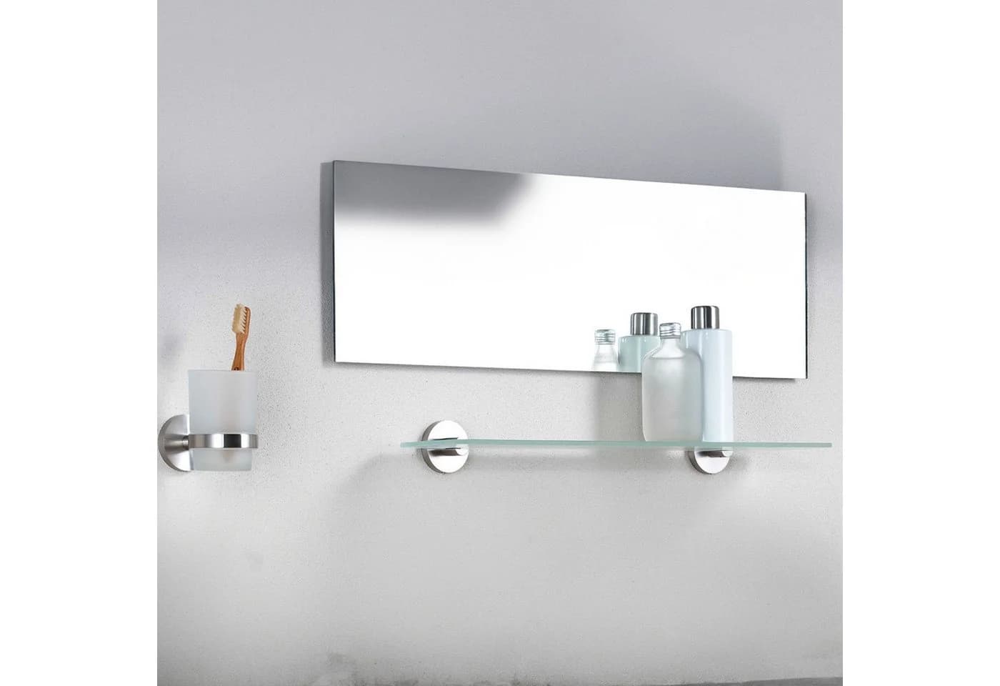 Bürstenking Glasablage 52 cm Satiniertes Glas - Bild 5