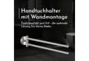 Bürstenking Doppelhandtuchhalter zweiarmig Edelstahl gebürstet Serie 190 Bild 1