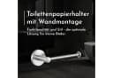 Bürstenking Toilettenpapierhalter Edelstahl matt Serie 190 Bild 1