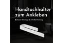 Bürstenking Handtuchhalter selbstklebend ohne Bohren 33/39 cm Bild 1