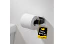 Bürstenking Toilettenpapierhalter ohne Bohren Aluminium Silber Bild 2