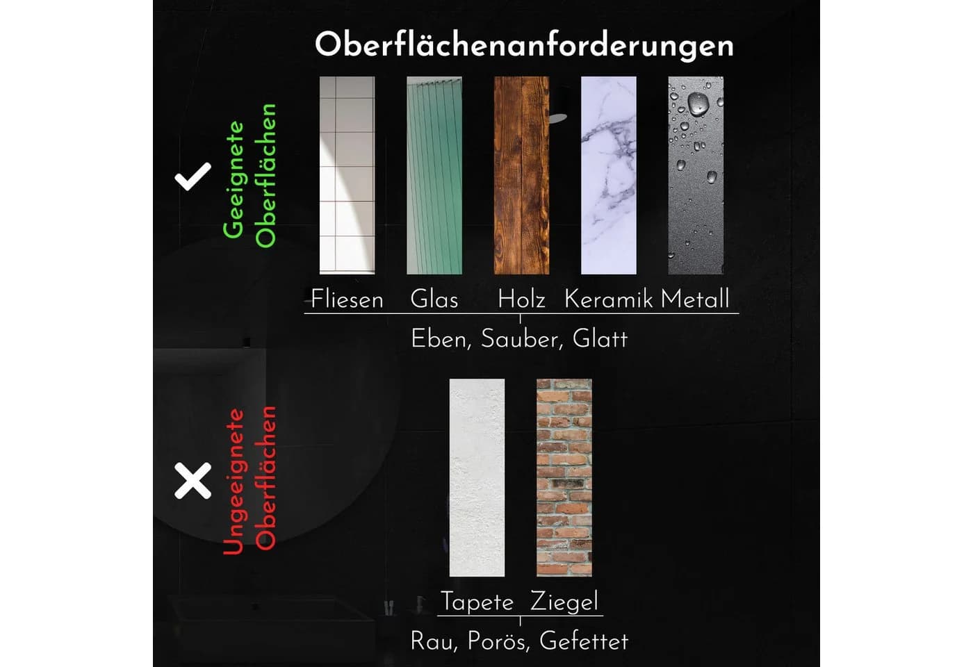 Bürstenking Toilettenpapierhalter ohne Bohren Aluminium Silber - Bild 5