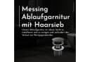 Bürstenking Ablaufgarnitur Push-Open mit Haarsieb Bild 1