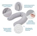 Theraline Stillkissen Dodo Pillow Premium Grau 180 cm Bild 1