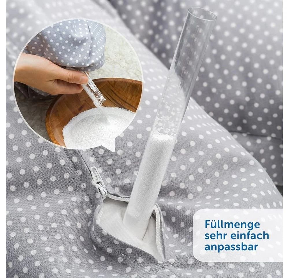 Theraline Stillkissen Dodo Pillow Premium Grau 180 cm - Bild 3