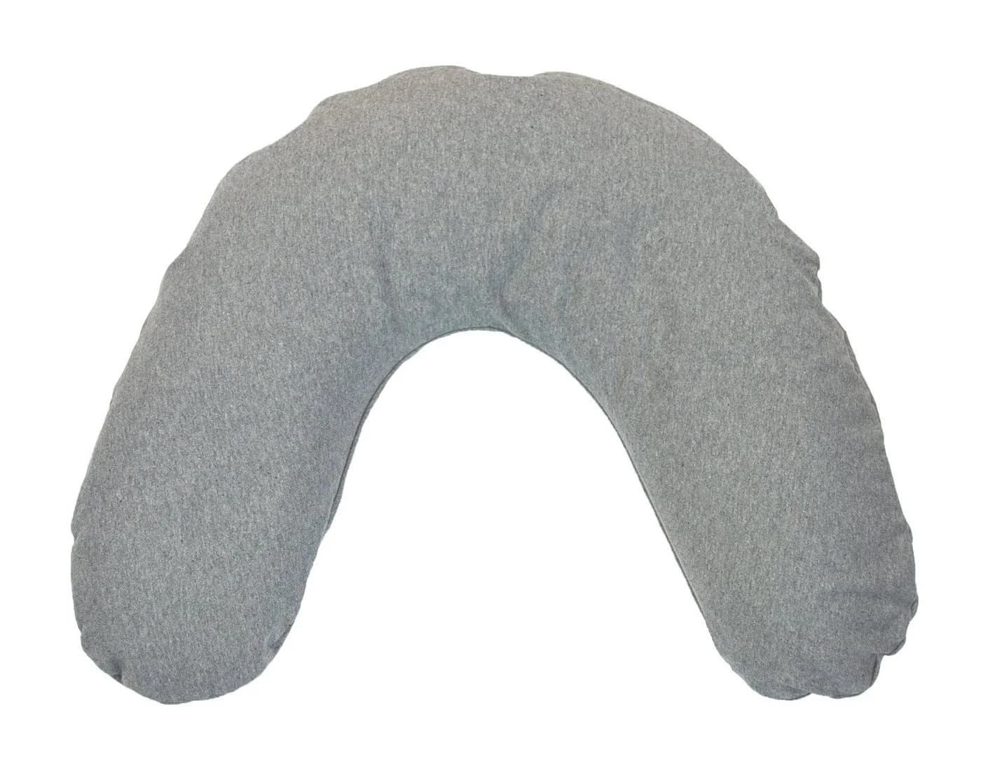 Theraline Nackenhörnchen Schlaf- und Nackenkissen mittelgrau melange - Bild 2