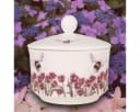 Wrendale Designs Porzellan Zuckerdose mit Deckel Hummel Motiv Weiß Bild 4