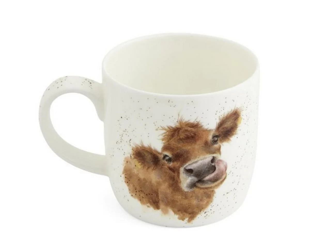 Wrendale Designs Porzellan-Becher Mooo Kuh Weiß - Bild 2