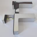 HOOZ Wandregalhalter 2er Set Chrom Silber L-Form Bild 4