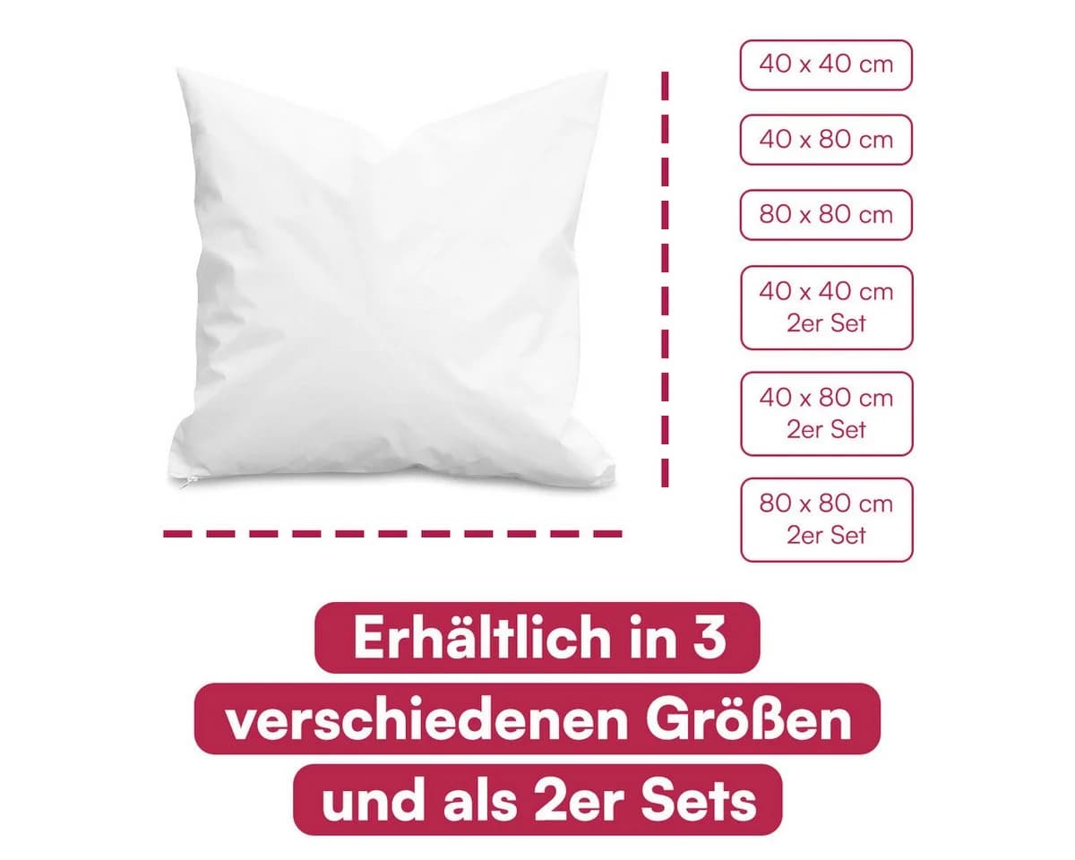 Clinotest Kissenbezug Wasser- und Milbendicht Weiß PU-Bezug waschbar - Bild 3