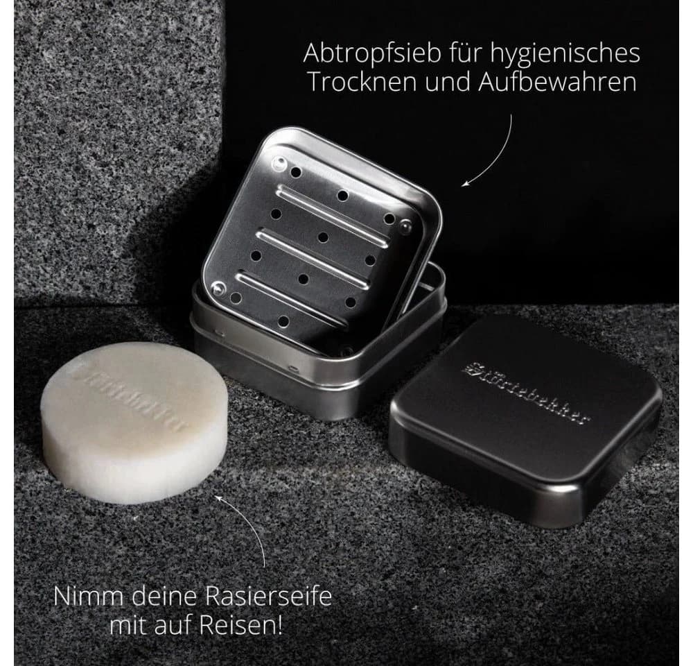 Störtebekker Seifenschale Aluminium mit Abtropfgitter - Bild 5
