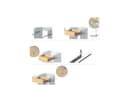 HOOZ Auszug Schubaldenführung Teilauszug 45 cm 2er Set Bild 1