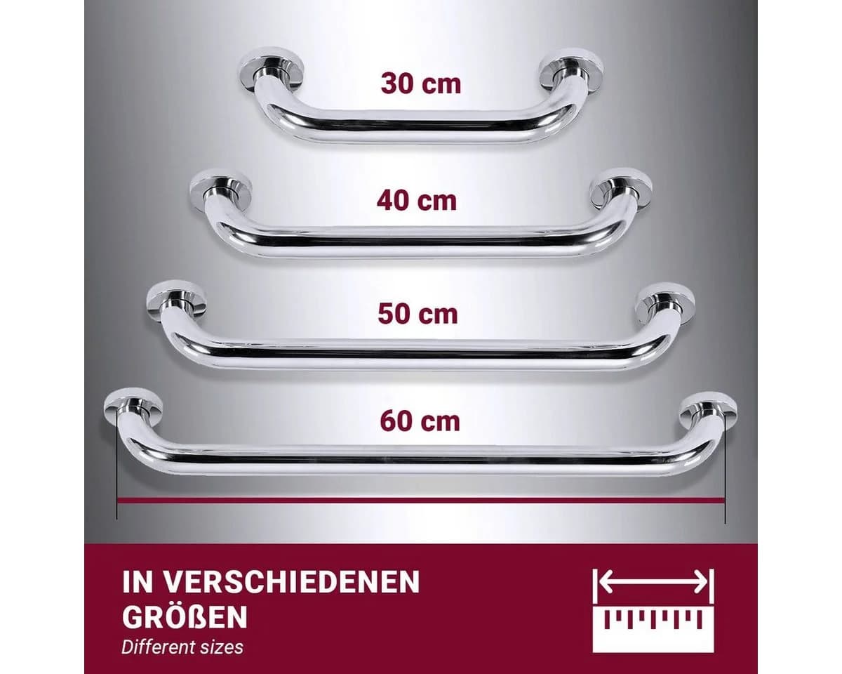 HOOZ Edelstahl Haltegriff für Dusche & Badewanne - Bild 3