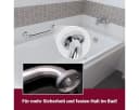 HOOZ Edelstahl Haltegriff für Dusche & Badewanne Bild 4