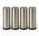 HOOZ Möbelfuß 4er Set Edelstahl gebürstet Silber matt Bild 4