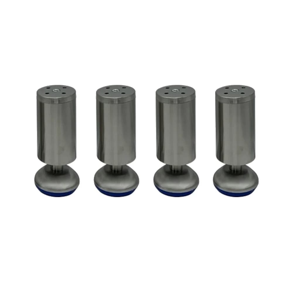 HOOZ Möbelfuß 4er Set Edelstahl 15cm höhenverstellbar - Bild 2