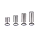HOOZ Möbelfuß 4er Set Edelstahl 15cm höhenverstellbar Bild 4