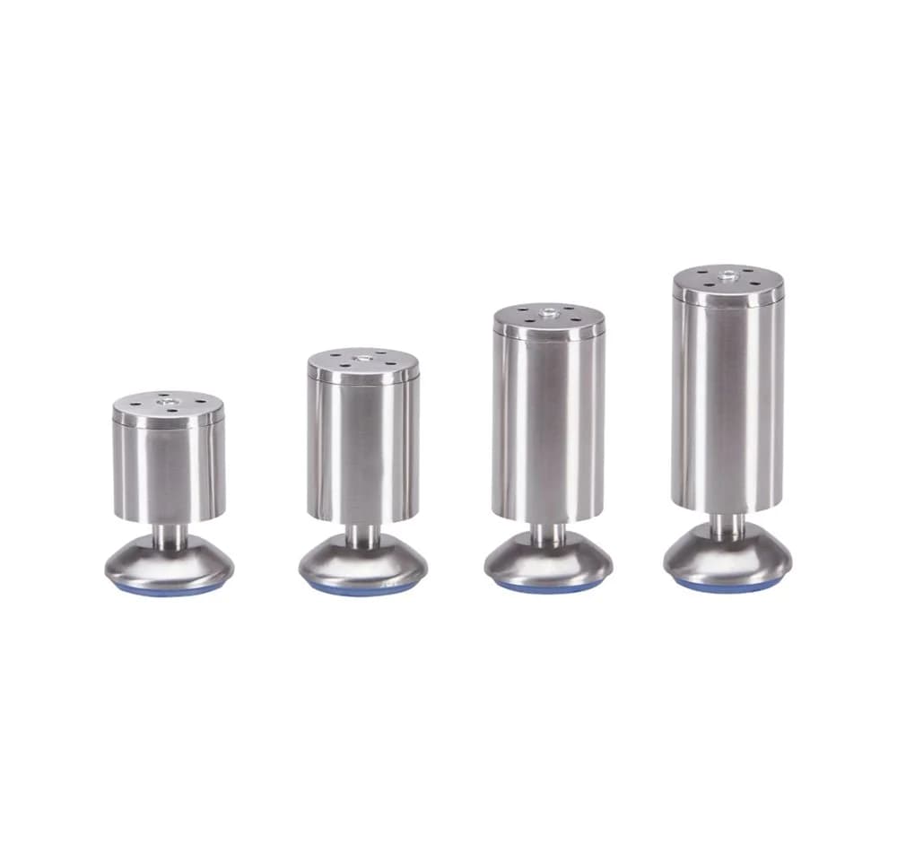 HOOZ Möbelfuß 4er Set Edelstahl 15cm höhenverstellbar - Bild 4