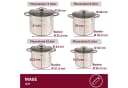 HOOZ Universalkochtopf Edelstahl 28 cm 13,5 L mit Glasdeckel Bild 1