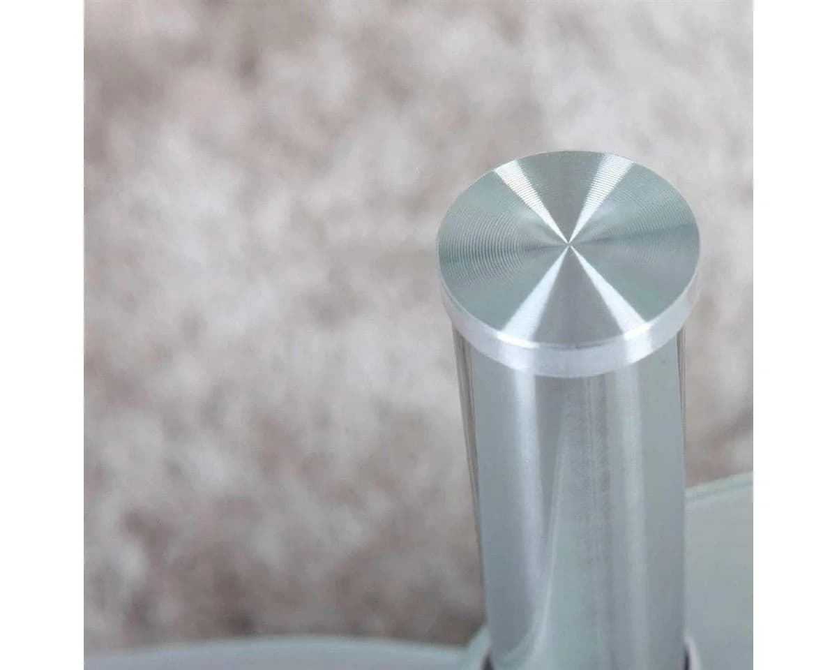 HOOZ Couchtisch Schwarz Glas mit Ablage Chrom-Gestell - Bild 3