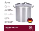 HOOZ Suppentopf Edelstahl 10-170L mit Deckel Bild 4