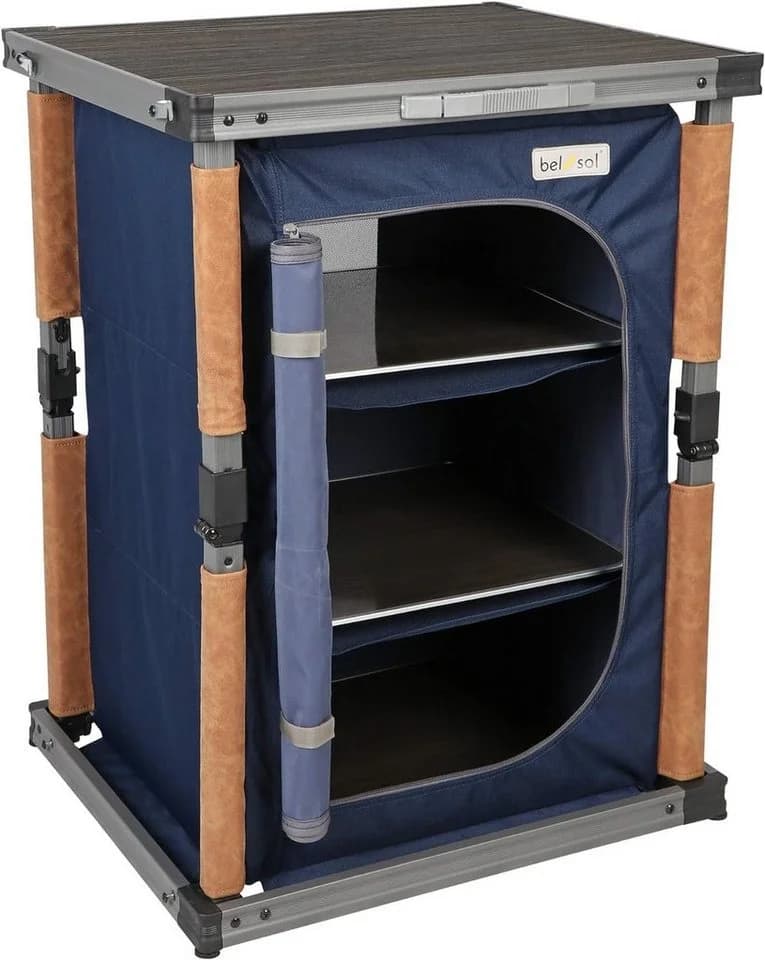Bel-Sol Campingschrank Nancy Faltbar Aluminium Campingküche - Bild 2