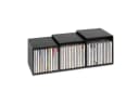 Cubix CD-Boxen Schwarz 3-tlg. Aufbewahrungsboxen Holz Bild 1