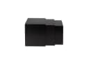 Cubix CD-Boxen Schwarz 3-tlg. Aufbewahrungsboxen Holz Bild 3