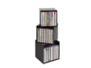 Cubix CD-Boxen Schwarz 3-tlg. Aufbewahrungsboxen Holz Bild 4