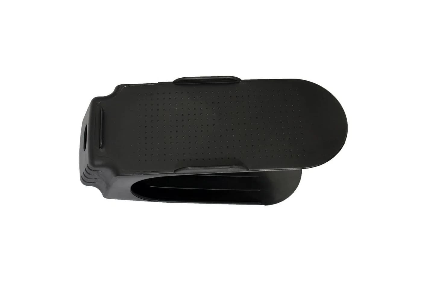 HAC24 Schuhregal 10-tlg. Schwarz Kunststoff Platzsparend Organizer - Bild 5